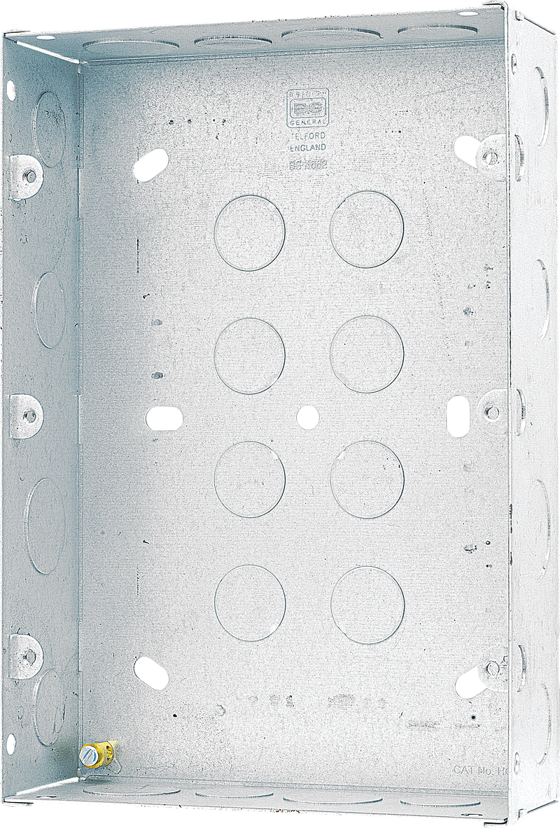 BG Electrical Contractor - Flush Metal Box for 9-12 Module Grid