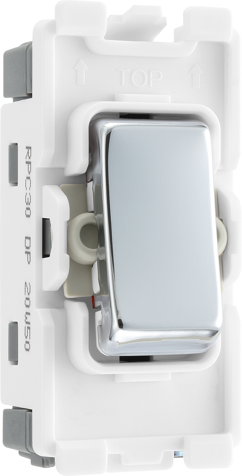 BG Electrical Grid - 4 module, rectangular