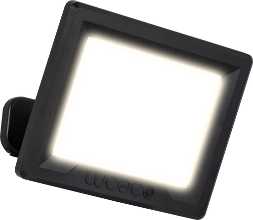 Luceco Essence Floodlight with ball joint 30W black 4000K colour temp