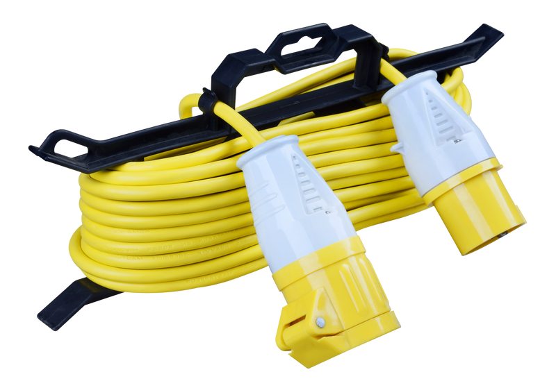 Masterplug Site - 1 Socket, 15m, 16A, Yellow