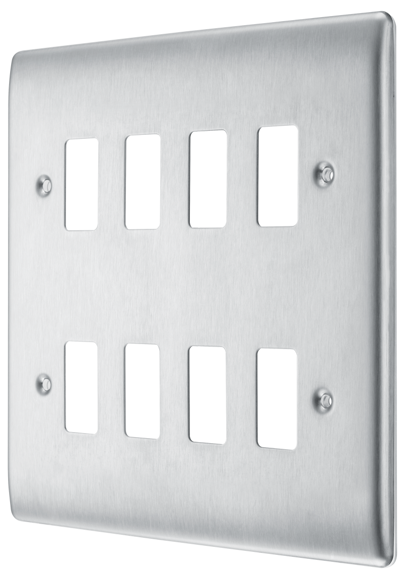 BG Electrical Grid - 8 module, square