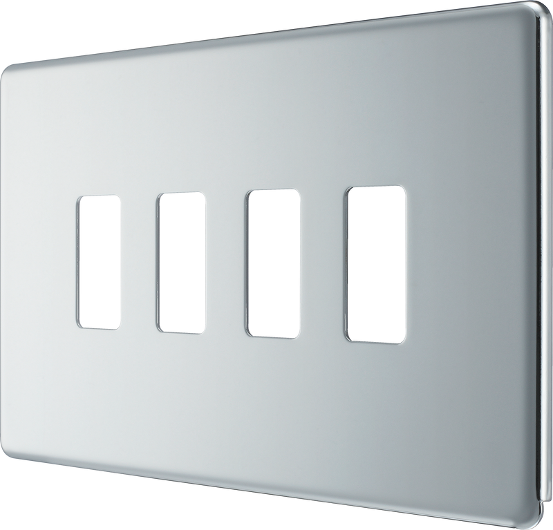 BG Electrical Grid - 4 module, rectangular