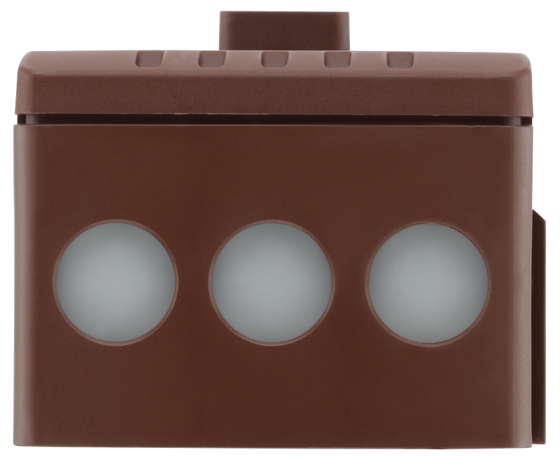 BG Circuit Protection Cp Connectors - 100A 5 Way Connector Block - L1 - Brown
