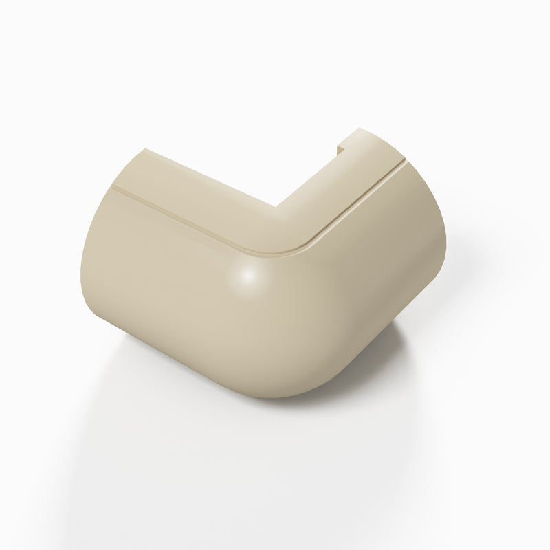 D-Line Trunking - 30x15mm Magnolia External Bend