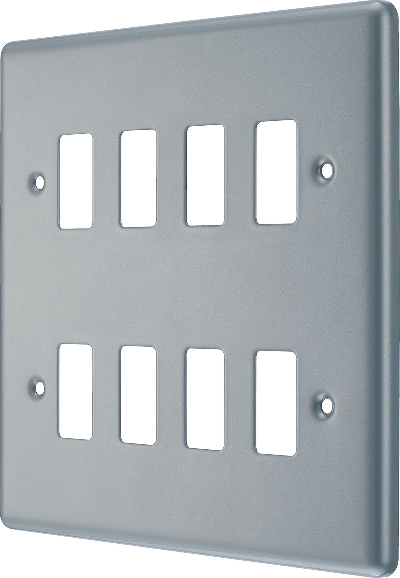 BG Electrical Grid - 8 module, square
