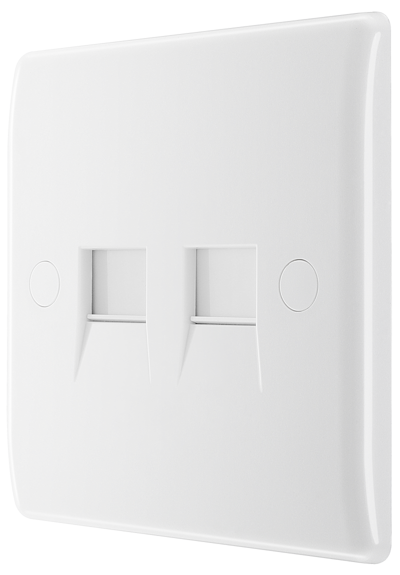 BG Electrical 800 Series - Double, telephone socket, secondary (screw)