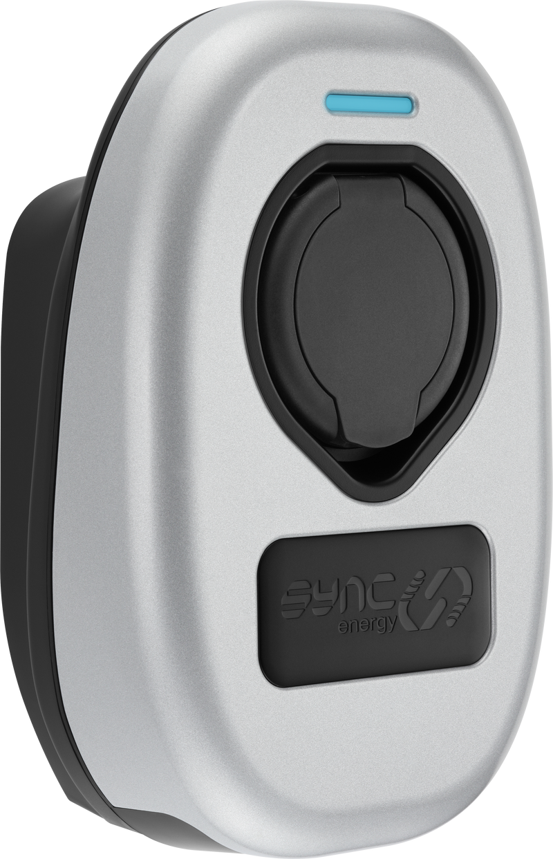 Sync Energy Wall Chargers - EV Socketed Wall Charger 2, Mode 3, 22kW - Wi-Fi, Ethernet, 4G, RFID