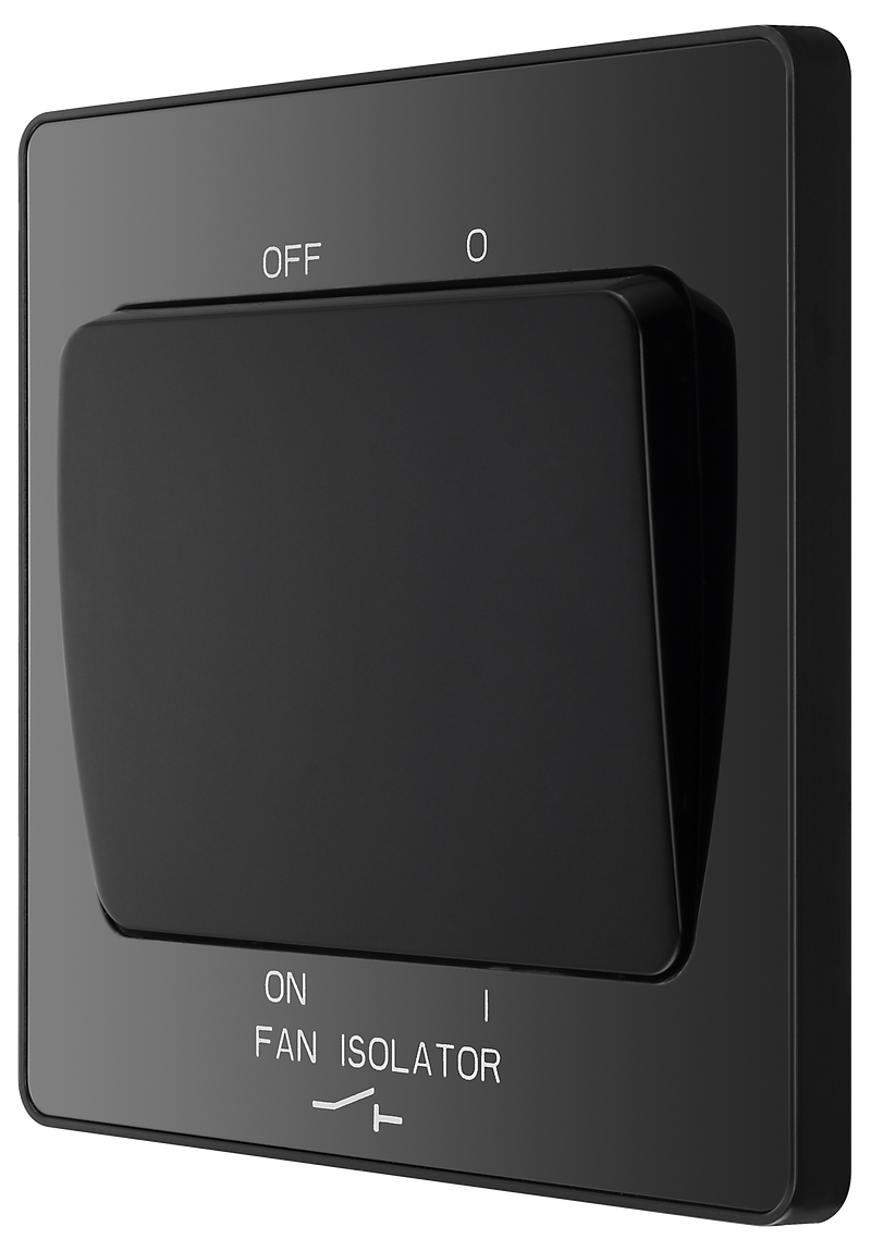 BG Electrical Evolve Black Chrome - Fan isolator