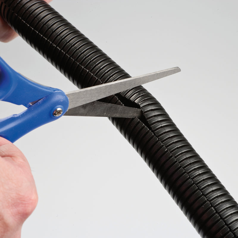 D-Line Cable Tidy - Cable Tidy Tube, Black - 1.1m, 32mm dia.