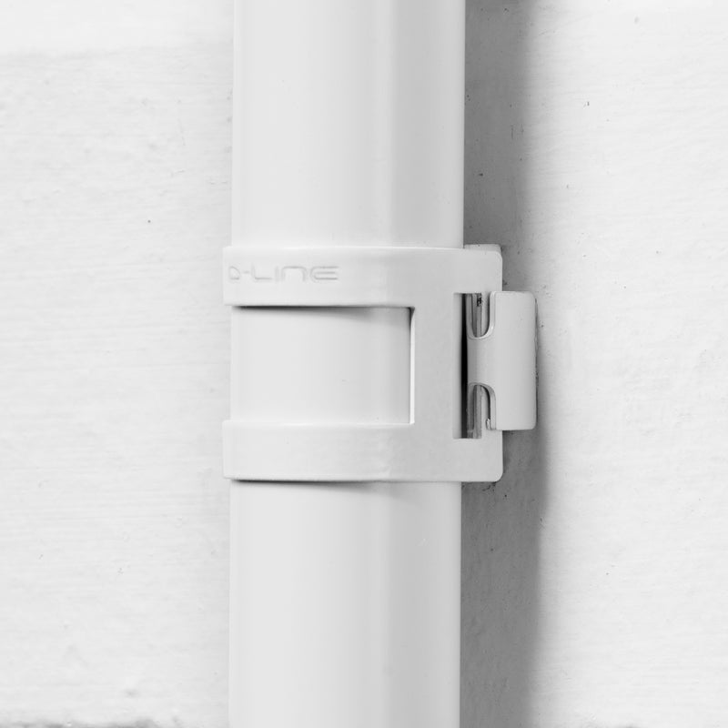 D-Line Fire Clip - Safe-D Conduit Saddle 25mm - White (Pack of 20)
