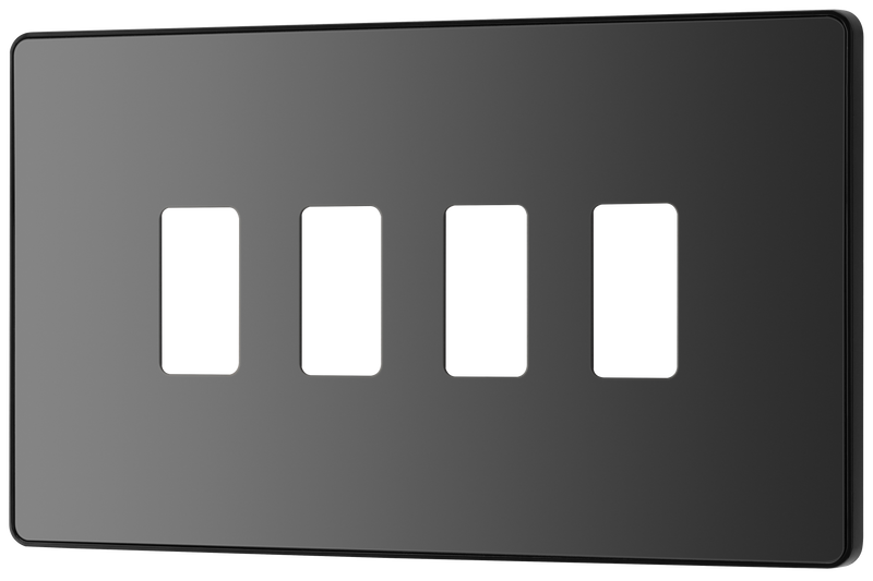 BG Electrical Grid - 4 module, rectangular
