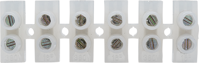 BG Electrical Contractor - 30A terminal strip, 6 way
