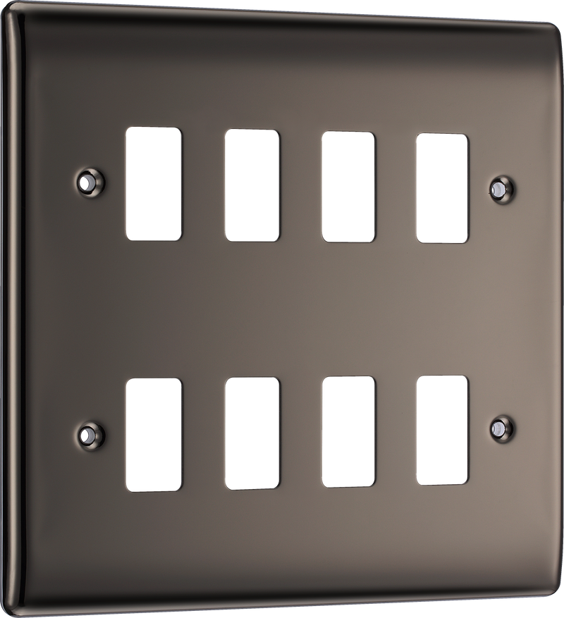 BG Electrical Grid - 8 module, square