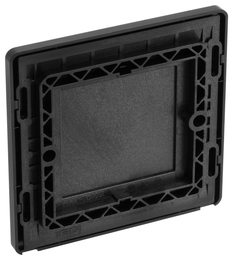 BG Electrical Evolve Matt Grey - Single, blank plate