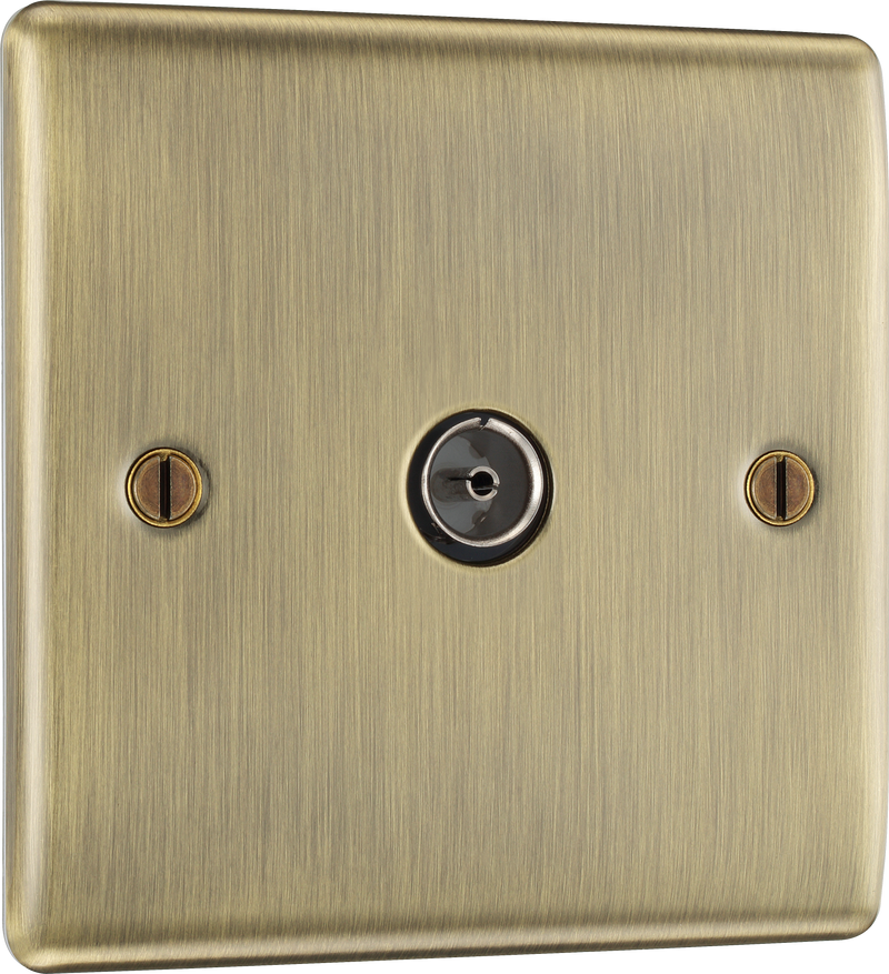 BG Electrical Nexus Metal Antique Brass - Single, co-axial