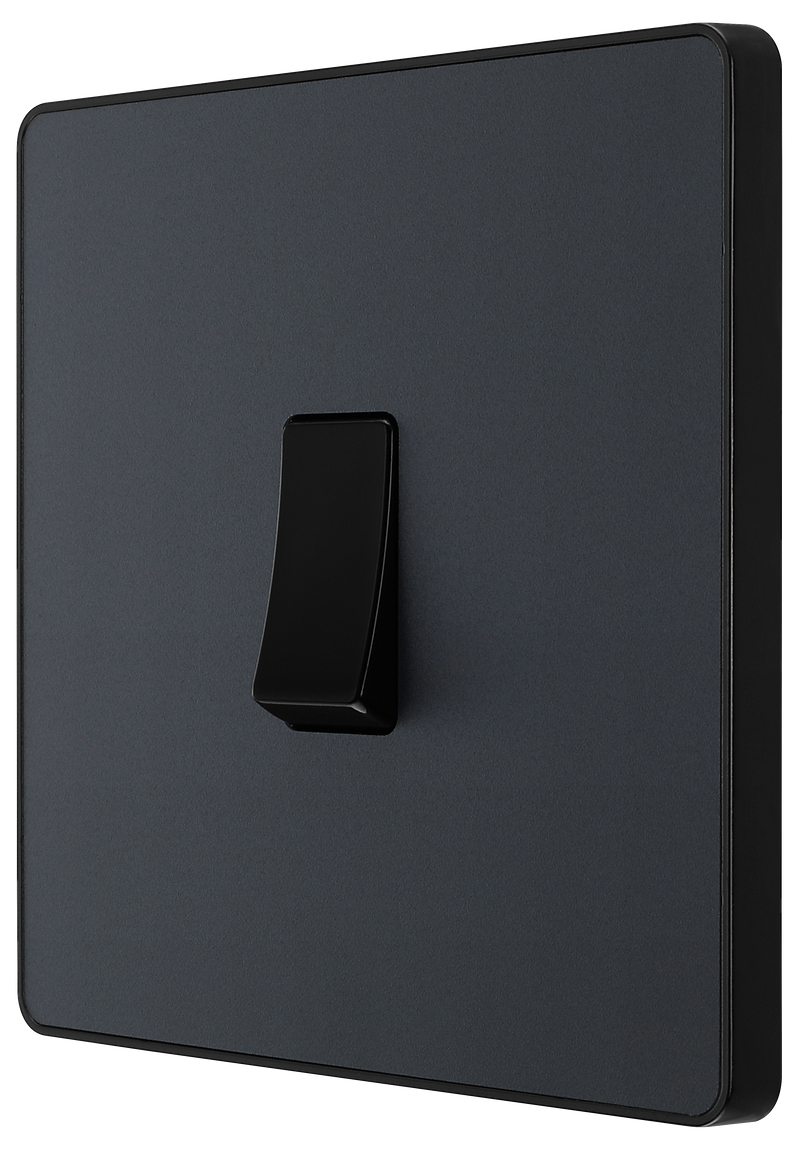 BG Electrical Evolve Matt Grey - Single, 2 way switch