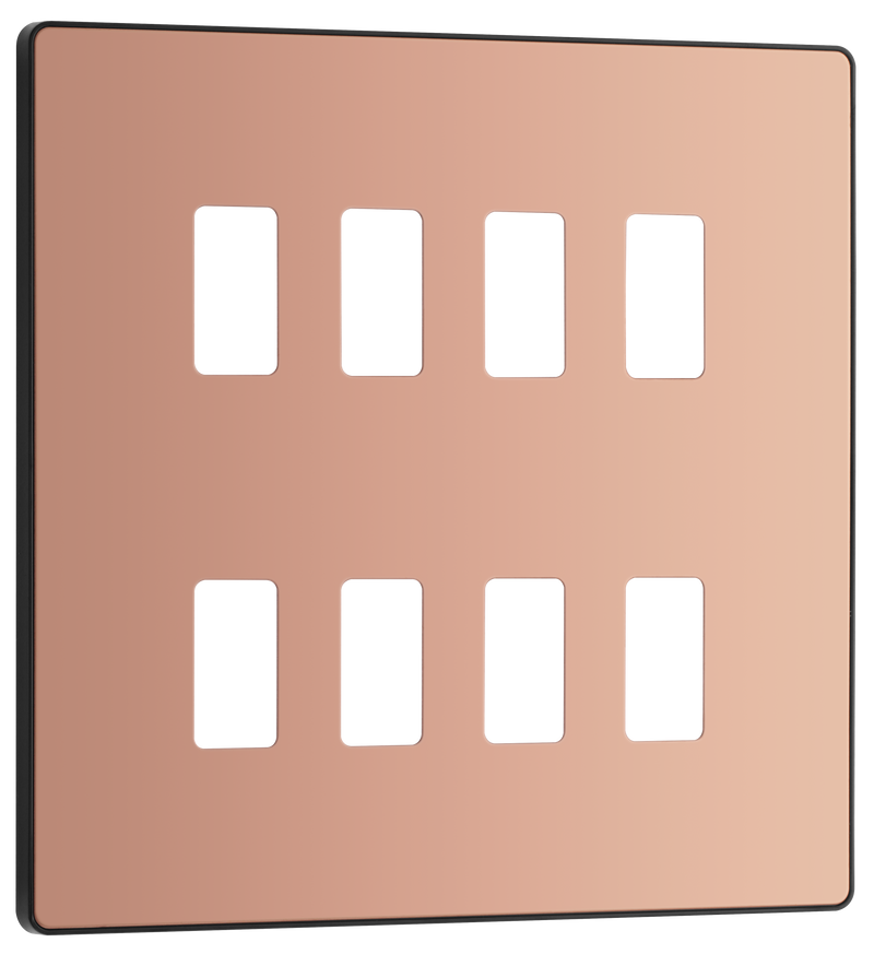 BG Electrical Grid - 8 module, square