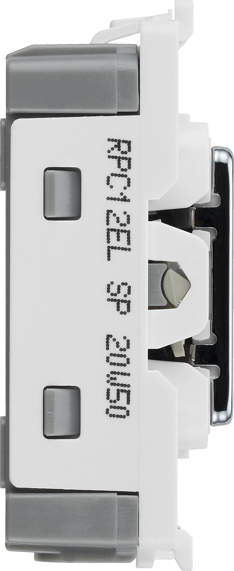 BG Electrical Grid - 2 way, single pole, printed EMG LTG TEST