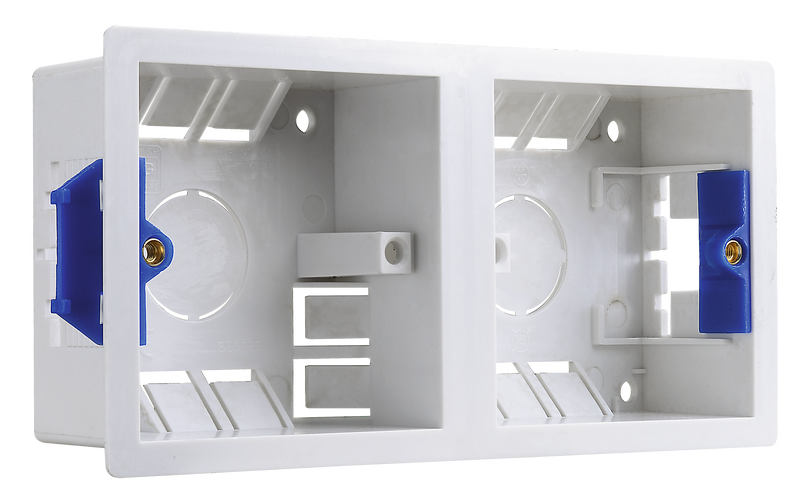 BG Electrical Contractor - Dual Dry Lining Box, 35mm