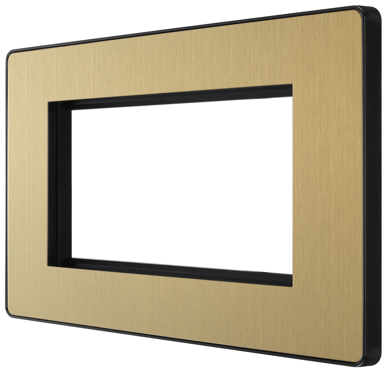 BG Electrical Euro Module - 4 module - rectangular