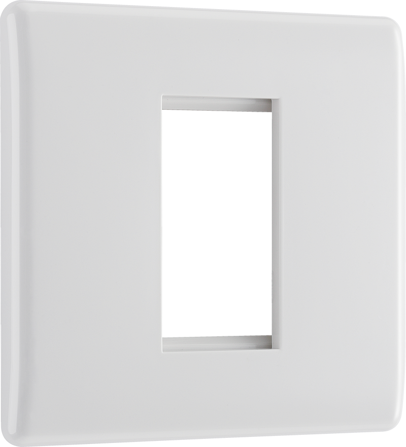 BG Electrical Euro Module - 1 module - square