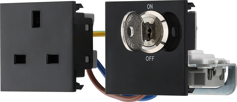 BG Electrical Grid - 4 module, rectangular
