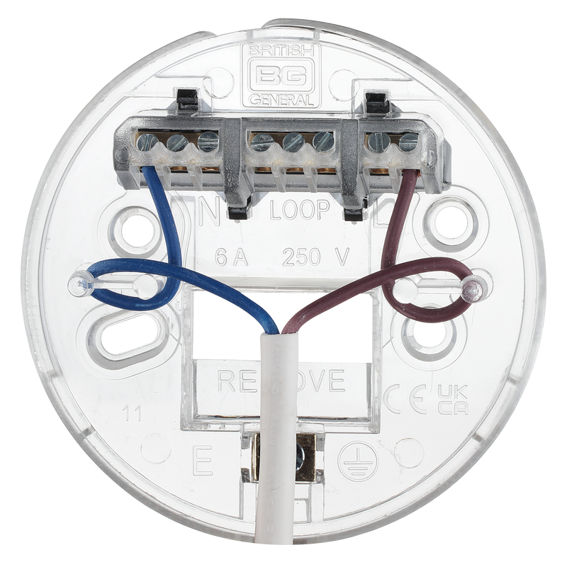 BG Electrical Ceiling Accessories - 6" flex and 3.5" base