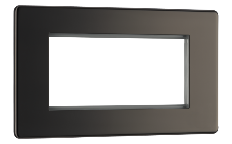 BG Electrical Euro Module - 4 module - rectangular
