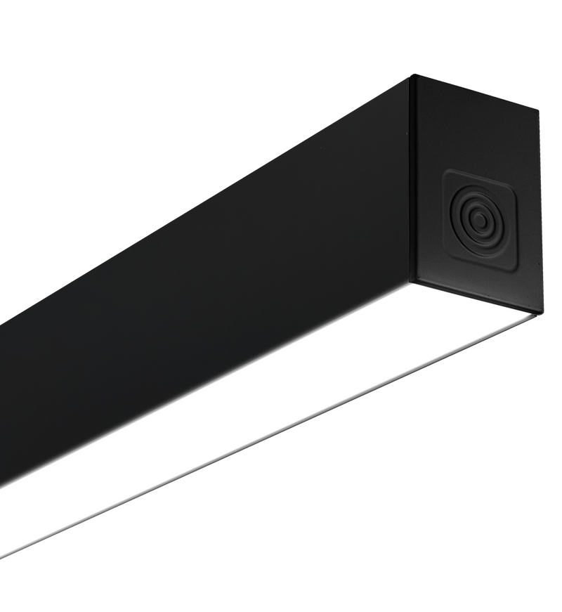 Luceco Contour Suspended - Contour 1134mm suspended module 2500lumens with fixed output driver finished in black
