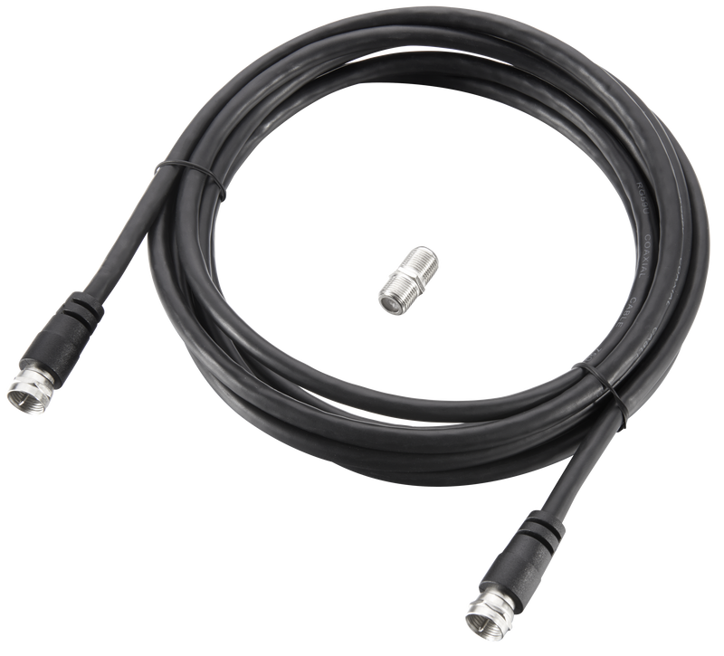 Ross Cable Accessories - Satellite F-Sat cable with coupler (3m, black)