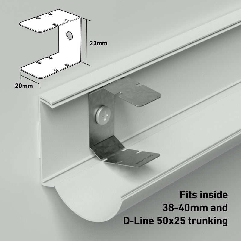 D-Line Fire Clip - Newlec U-Clip 40 (Pack of 50)