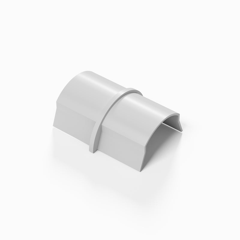 D-Line Trunking - 50x25mm White Smooth-Fit Connector