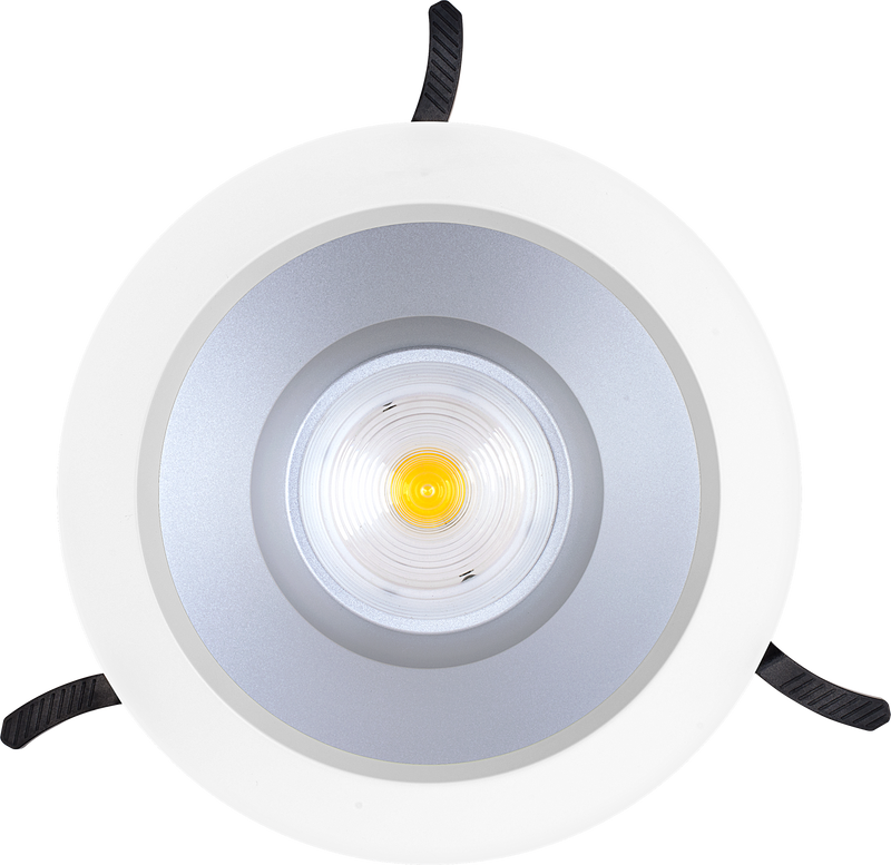 Luceco Platinum - Platinum downlight gloss reflector 218mm 1600 lumen with DALI driver