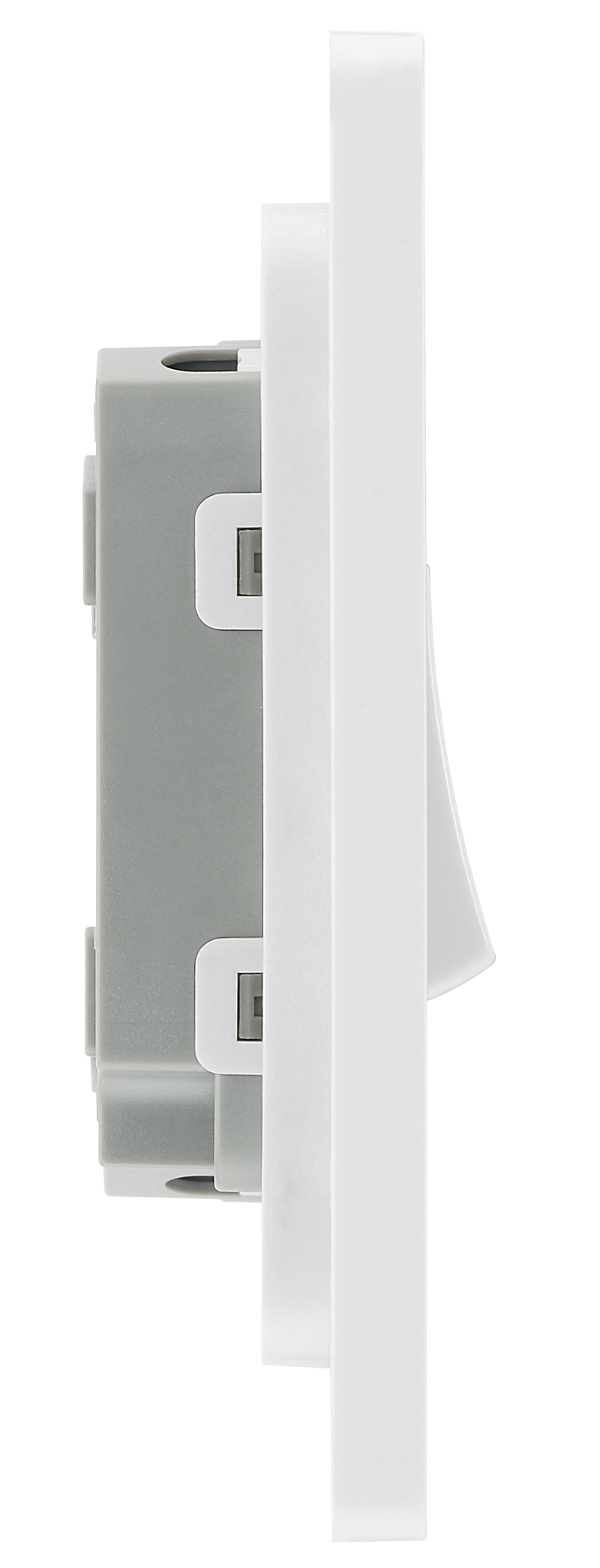 BG Electrical Evolve Brushed Steel - Double, 2 way switch