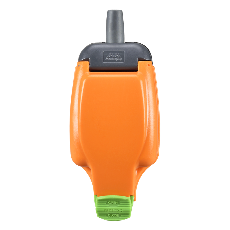 Masterplug Outdoor - 1 Socket, 13A, Orange