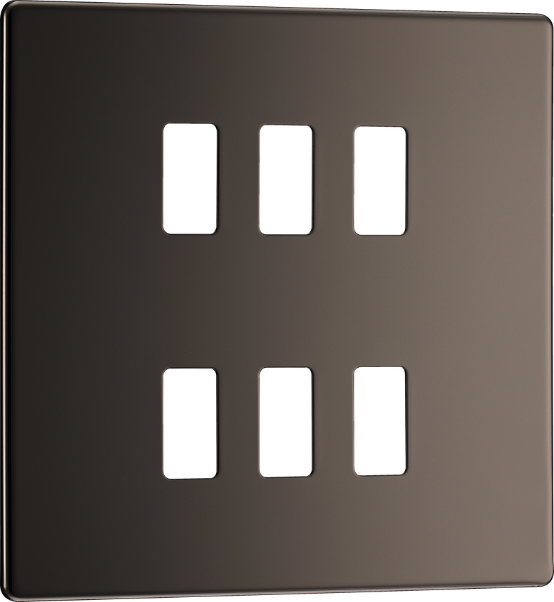 BG Electrical Grid - 6 module, square