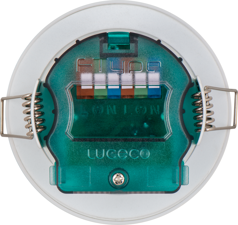 Luceco Ftype Essence - FType Essence Fire Rated Downlight 5W 515lm 3000K Dimmable IP65 White bezel - Flat