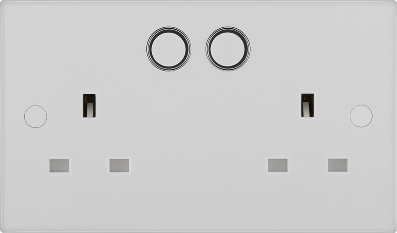BG Electrical 900 Series - Double, switched, single pole with smart control
