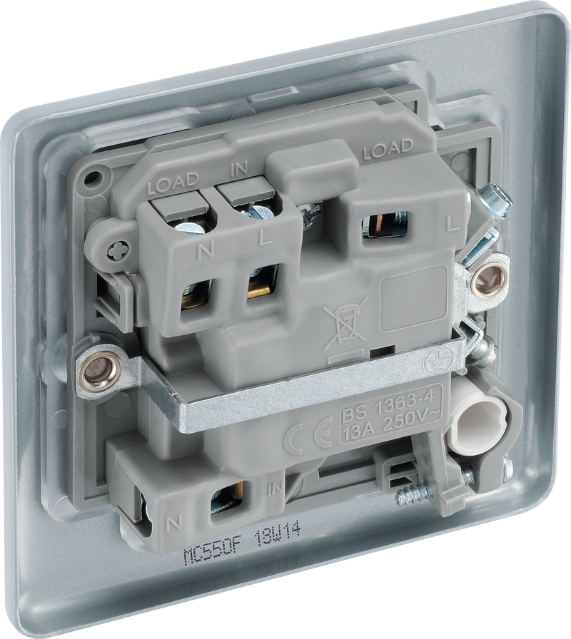BG Electrical Metal Clad - Switched and fused with optional flex outlet