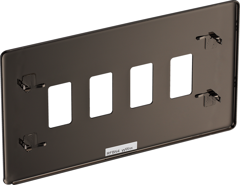 BG Electrical Grid - 4 module, rectangular