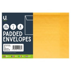 U. Padded Envelope Size J  440x300mm 1pk