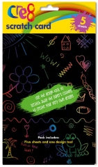 A5 Rainbow Scratch Card