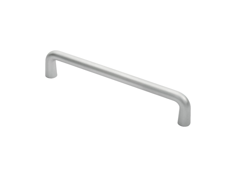19Mm Dia D Pull Handle - 300Mm C/C (Cast) - Satin Anodised Aluminium