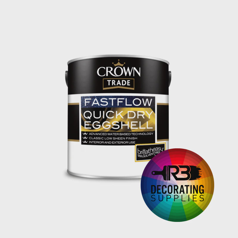 Crown Trade Fastflow Quick Dry Eggshell  Tinted