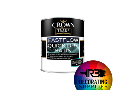 Crown Trade Fastflow  Quick Dry Satin 2.5L Tinted