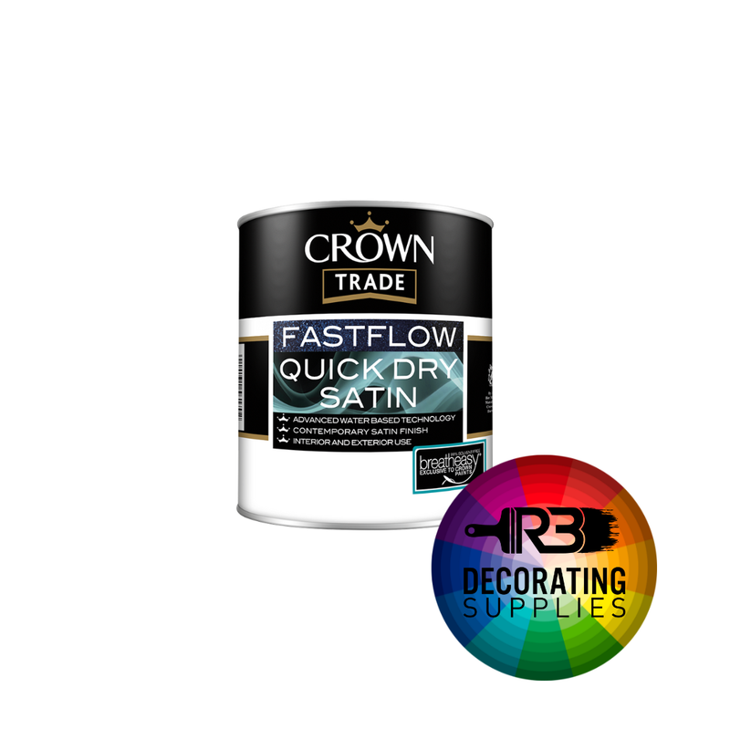 Crown Trade Fastflow  Quick Dry Satin 2.5L Tinted "Platinum Base"