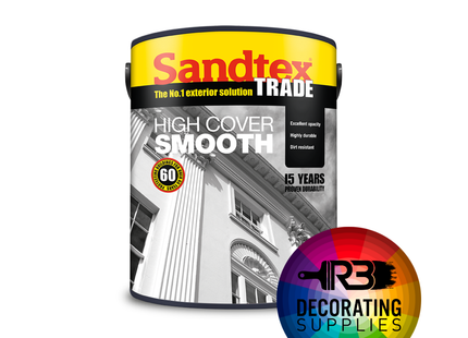 Sandtex High Cover Smooth 5L Tinted "Crystal Base"