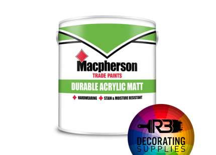 Macpherson Durable Acrylic Matt Tinted 2.5L