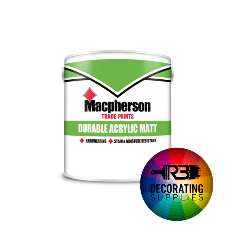 Macpherson Durable Acrylic Matt Tinted 2.5L "MC1 Base"