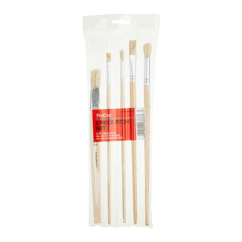 ProDec 5pc Fitch Brush Variety Pack